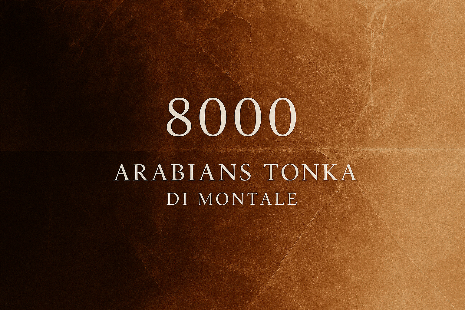 8000 - Arabians Tonka di Montale